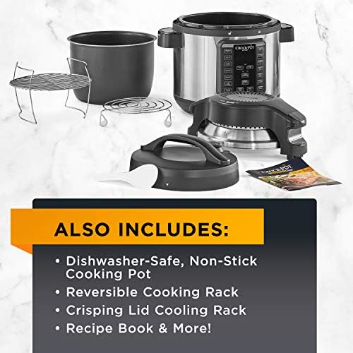 Crock-Pot Express Crisp 8 Quart 10-in-1 Pressure Cooker Prime C6B80