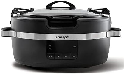 Crock-Pot Thermoshield 6 Quart Slow Cooker with Carry Handles Plus C6B14