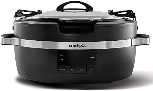 Crock-Pot Thermoshield 6 Quart Slow Cooker with Carry Handles Plus C6B14