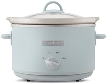 Crock-Pot 4.5 Quart Manual Slow Cooker – Macaroon Blue Classic C6B57