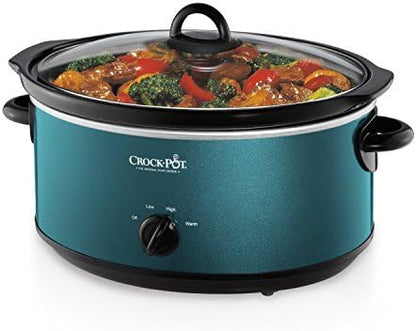 Crock-Pot 7 Quart Manual Slow Cooker – Turquoise Fresh C6B81