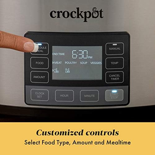 Crock-Pot MyTime 6 Quart Programmable Slow Cooker Fresh C6B66