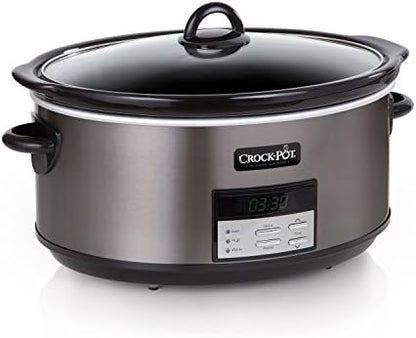 Crock-Pot 8 Quart Programmable Slow Cooker with Auto Warm Daily C6B11