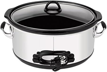 Crock-Pot 7 Quart Programmable Slow Cooker – Polished Platinum Choice C6B80