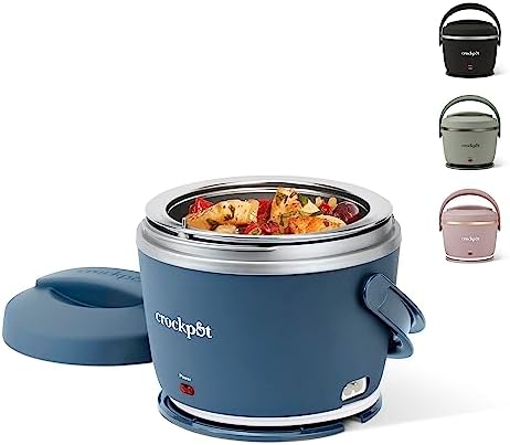 Crock-Pot Electric Lunch Box Food Warmer 20oz – Faded Blue Classic C6B35