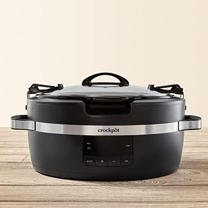 Crock-Pot Thermoshield 6 Quart Slow Cooker with Carry Handles Plus C6B14