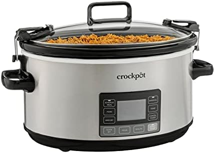 Crock-Pot 7 Quart Portable Programmable Slow Cooker with Timer Prime C6B35