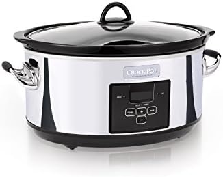 Crock-Pot 7 Quart Programmable Slow Cooker – Polished Platinum Choice C6B80