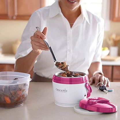 Crock-Pot Lunch Crock Portable Food Warmer 20oz – Pink Choice C6B64