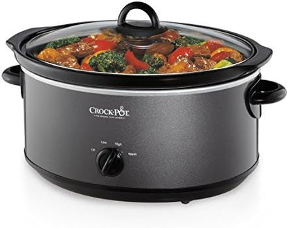 Crock-Pot 7 Quart Slow Cooker – Charcoal Prime C6B93