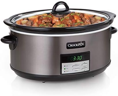 Crock-Pot 8 Quart Programmable Slow Cooker with Auto Warm Daily C6B11
