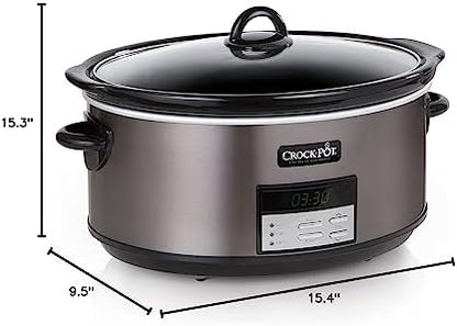 Crock-Pot 8 Quart Programmable Slow Cooker with Auto Warm Daily C6B11