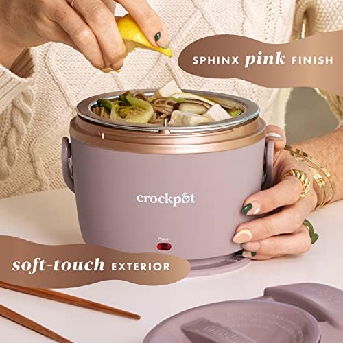 Crock-Pot Electric Lunch Box Food Warmer 20oz – Blush Pink Prime C6B62