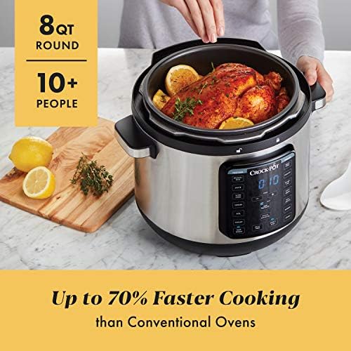 Crock-Pot 8 Quart Express Crock Multi-Use Pressure Cooker Select C6B13