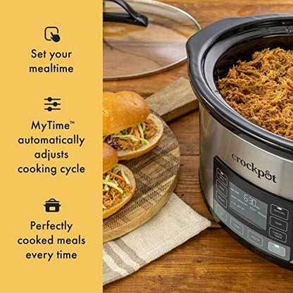 Crock-Pot MyTime 6 Quart Programmable Slow Cooker Fresh C6B66