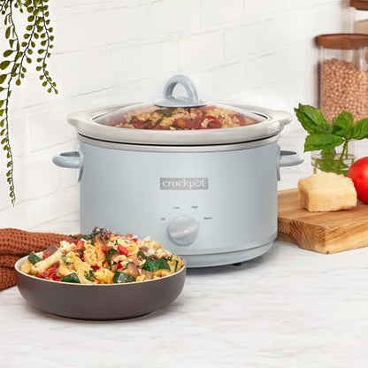 Crock-Pot 4.5 Quart Manual Slow Cooker – Macaroon Blue Classic C6B57