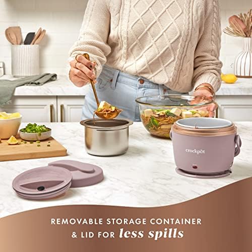 Crock-Pot Electric Lunch Box Food Warmer 20oz – Blush Pink Prime C6B62