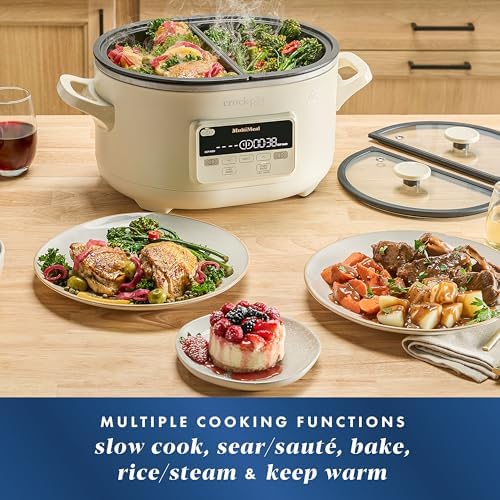 Crock-Pot MultiMeal Multicooker with Programmable Slow Cooker Plus C6B74