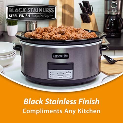 Crock-Pot 8 Quart Programmable Slow Cooker with Auto Warm Daily C6B11