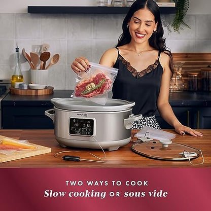 Crock-Pot 7 Quart Programmable Cook & Carry Slow Cooker Plus C6B86