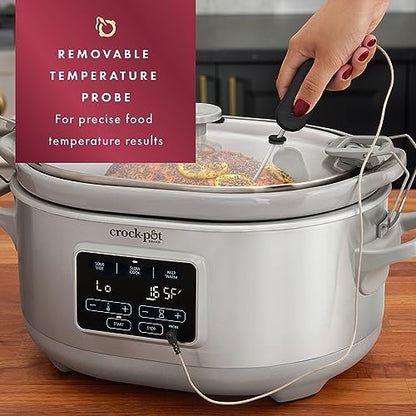 Crock-Pot 7 Quart Programmable Cook & Carry Slow Cooker Plus C6B86