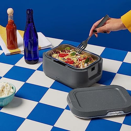 Crock-Pot Portable Electric Lunch Box Food Warmer 28oz Signature C6B41