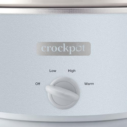 Crock-Pot 4.5 Quart Manual Slow Cooker – Macaroon Blue Classic C6B57