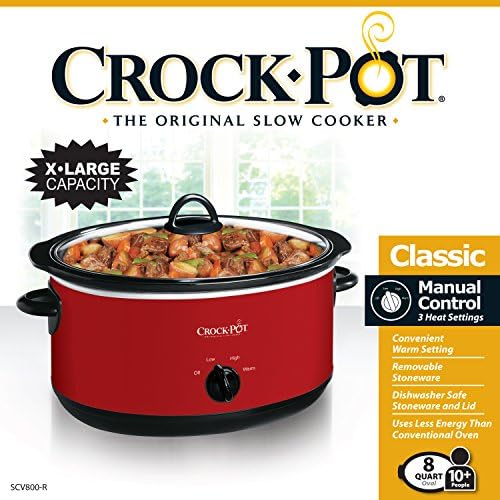 Crock-Pot Express Crock 8 Quart Programmable Slow Cooker Plus C6B44