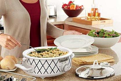 Crock-Pot 2.5 Quart Compact Casserole Slow Cooker Plus C6B98