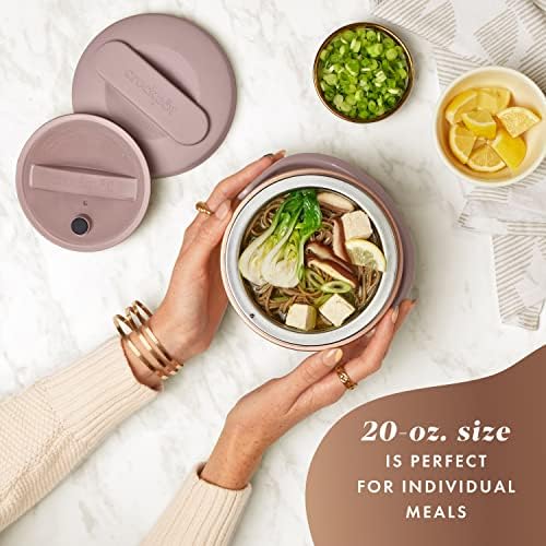 Crock-Pot Electric Lunch Box Food Warmer 20oz – Blush Pink Prime C6B62
