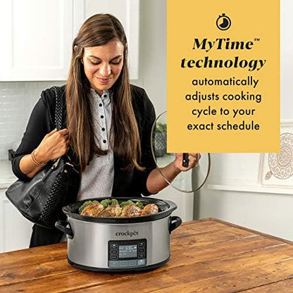 Crock-Pot MyTime 6 Quart Programmable Slow Cooker Fresh C6B66