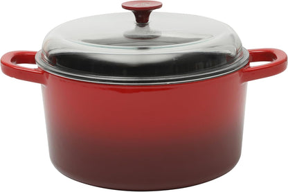 Crock-Pot 3 Quart Enameled Cast Iron Dutch Oven – Aqua Classic C6B90