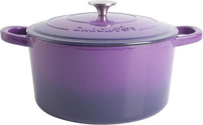 Crock-Pot 3 Quart Enameled Cast Iron Dutch Oven – Aqua Classic C6B90