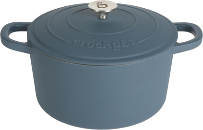 Crock-Pot 3 Quart Enameled Cast Iron Dutch Oven – Aqua Classic C6B90