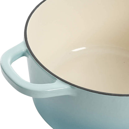Crock-Pot 3 Quart Enameled Cast Iron Dutch Oven – Aqua Classic C6B90