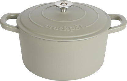 Crock-Pot 3 Quart Enameled Cast Iron Dutch Oven – Aqua Classic C6B90