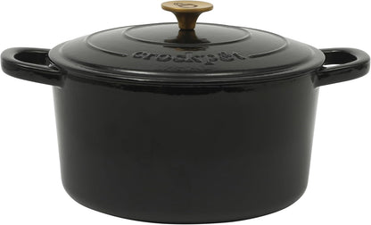 Crock-Pot 3 Quart Enameled Cast Iron Dutch Oven – Aqua Classic C6B90