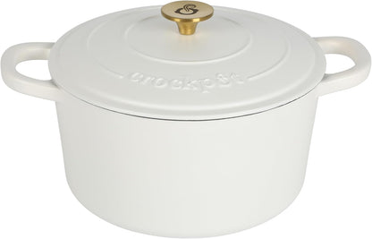 Crock-Pot 3 Quart Enameled Cast Iron Dutch Oven – Aqua Classic C6B90