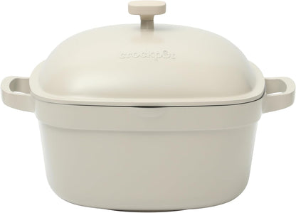 Crock-Pot 3 Quart Enameled Cast Iron Dutch Oven – Aqua Classic C6B90