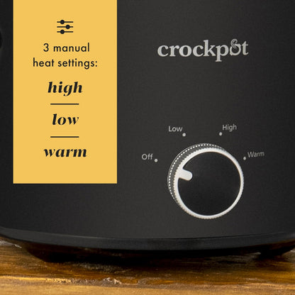 Crock-Pot 2 Quart Mini Slow Cooker – Classic Compact Cooker Select C6B13